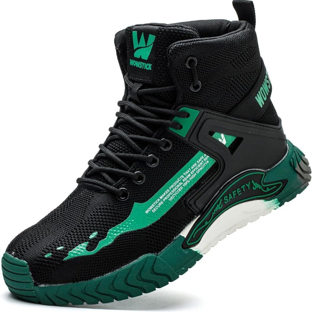 Lightweight Steel Toe Sneakers Breathable Work Shoes for Women and Men